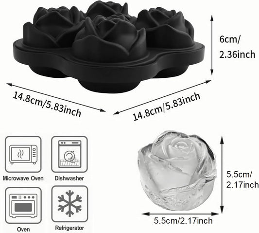 Rose Flower Ice Tray