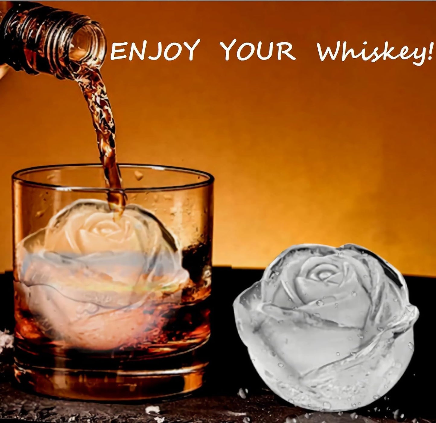Rose Flower Ice Tray