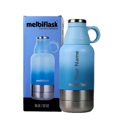Melbiflask Mighty Blue - Personalised