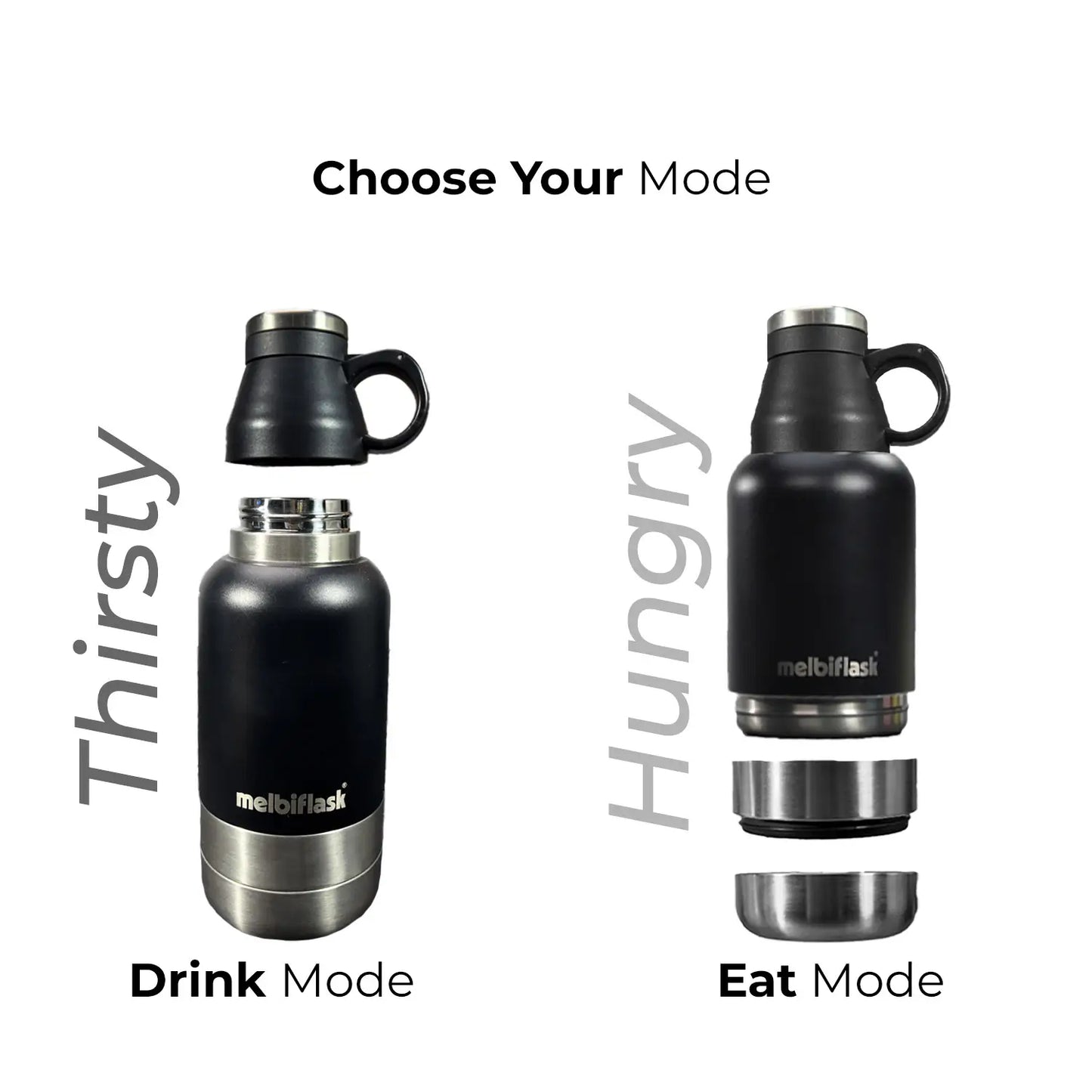Melbiflask Mighty Black - Personalised