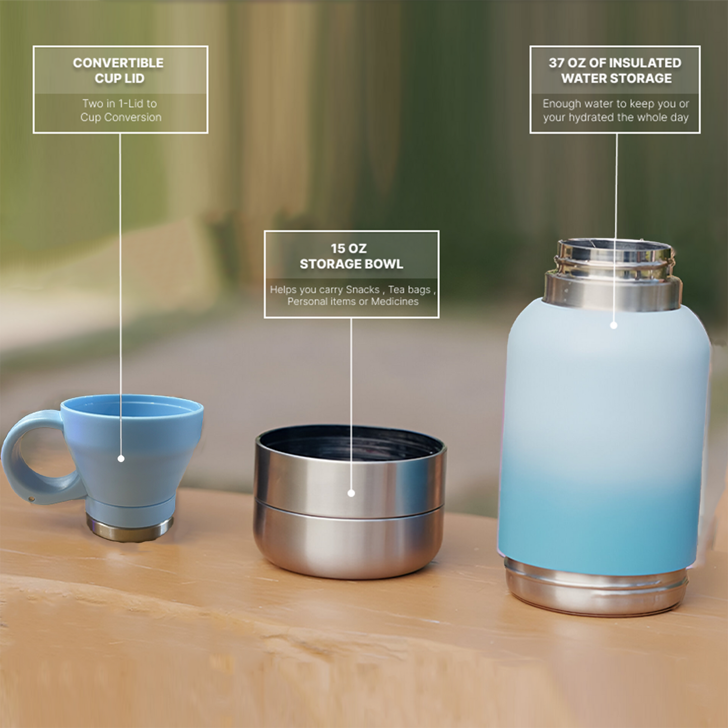 Melbiflask Mighty Blue - melbiflask