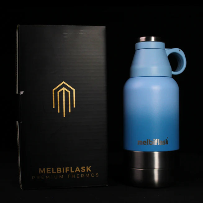 Corporate Gift Flask Blue