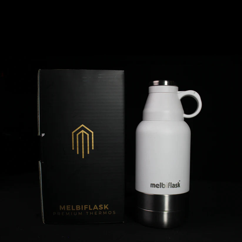 Corporate Gift Flask White