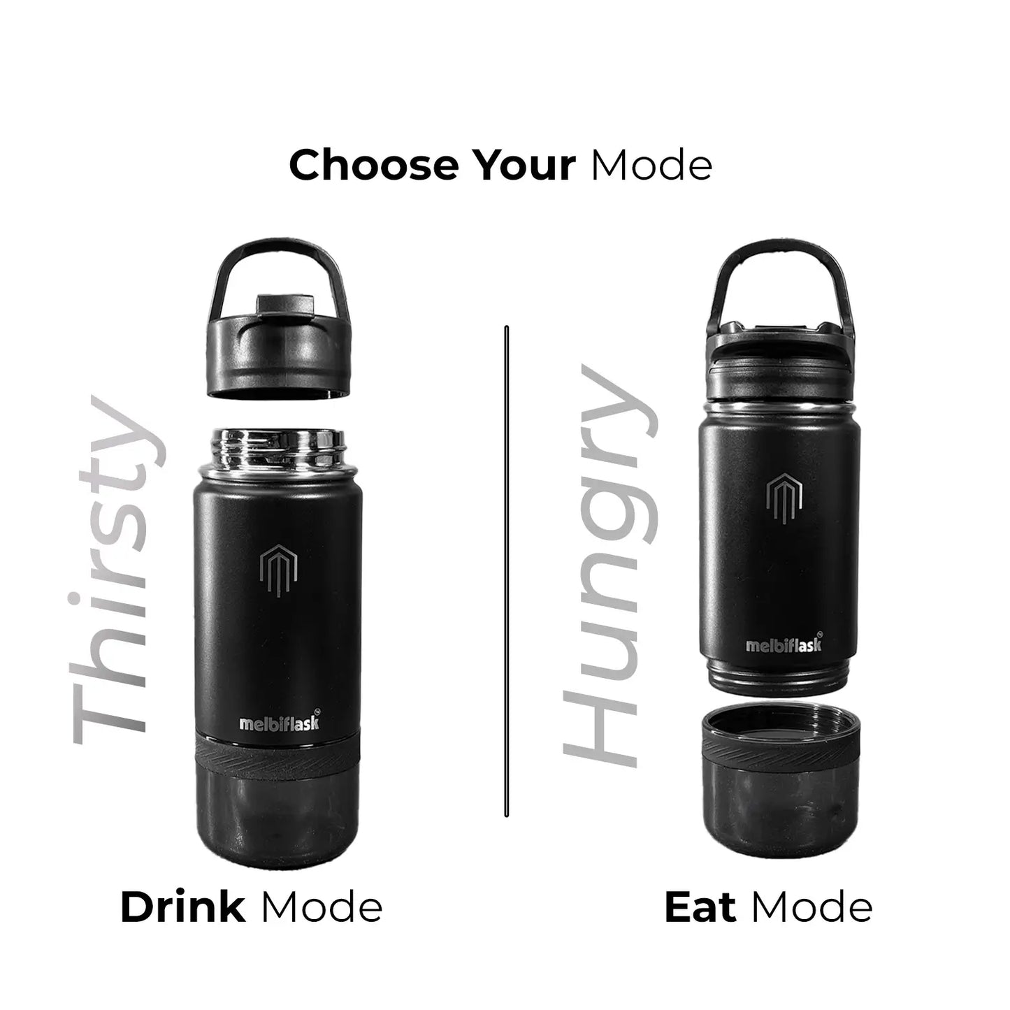 Melbiflask Mini Black & All Accessories