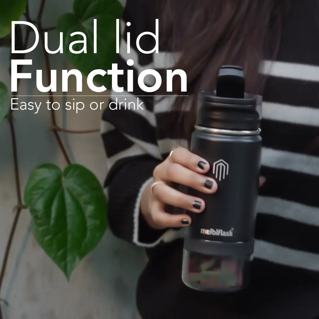 Melbiflask Mini Black & All Accessories
