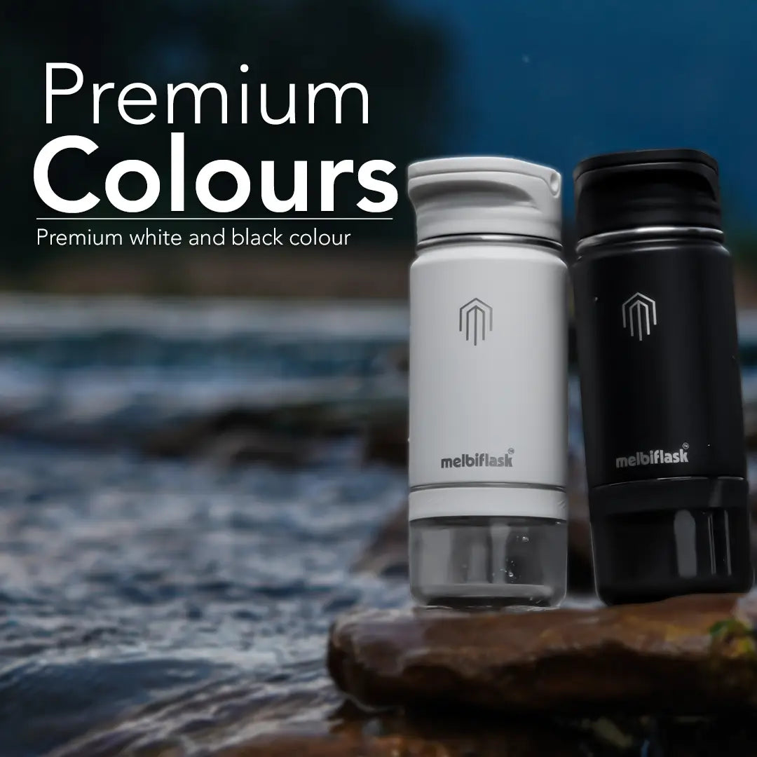 Melbiflask Mini Black & All Accessories