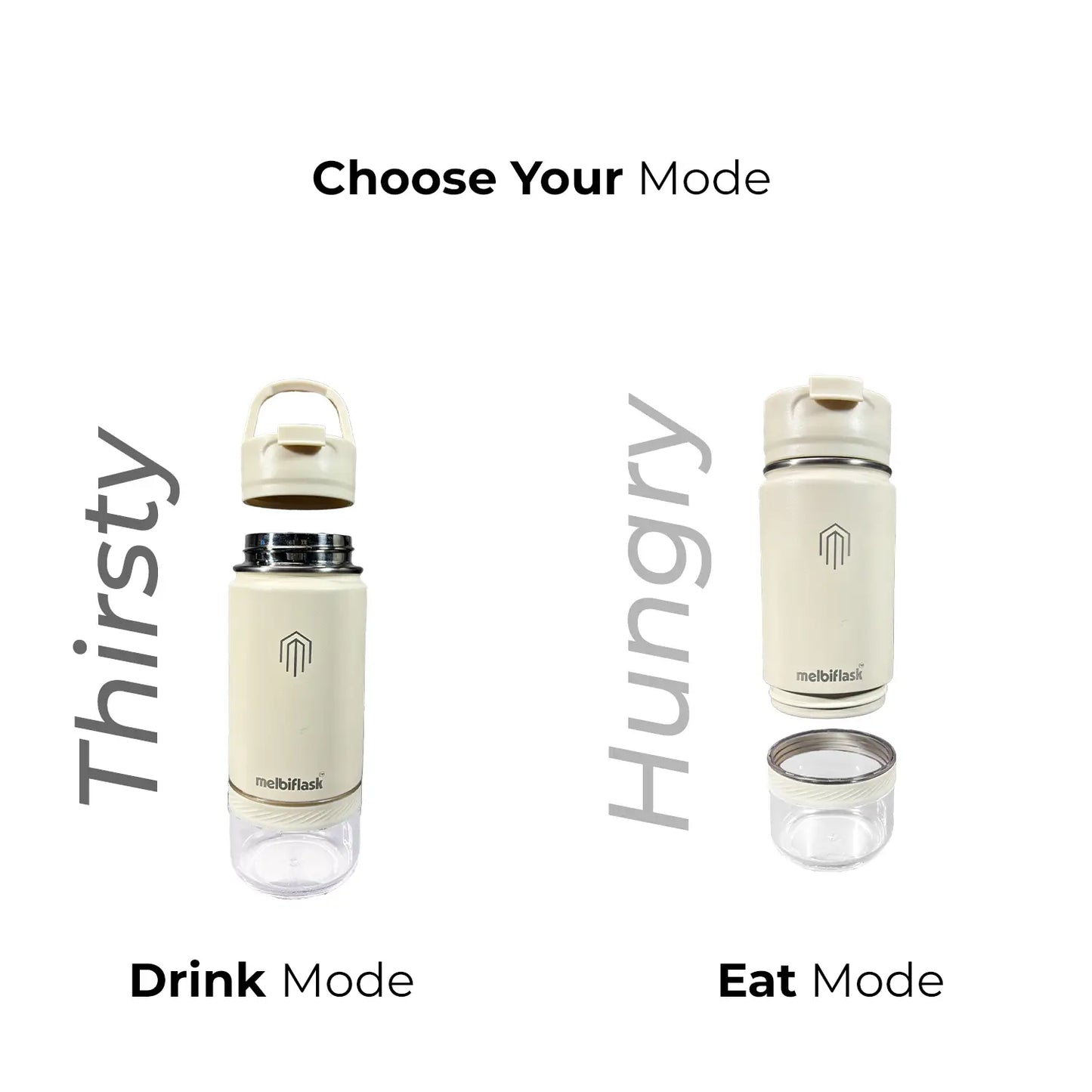 Melbiflask Mini White & All Accessories