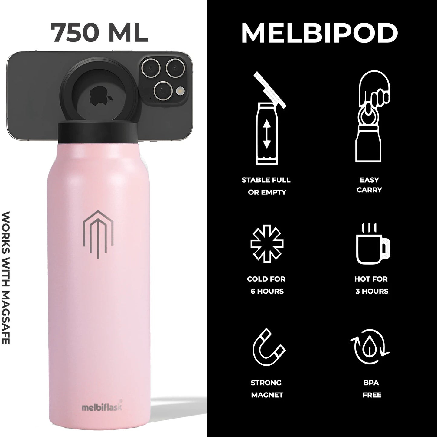 Melbipod Sipper Pink
