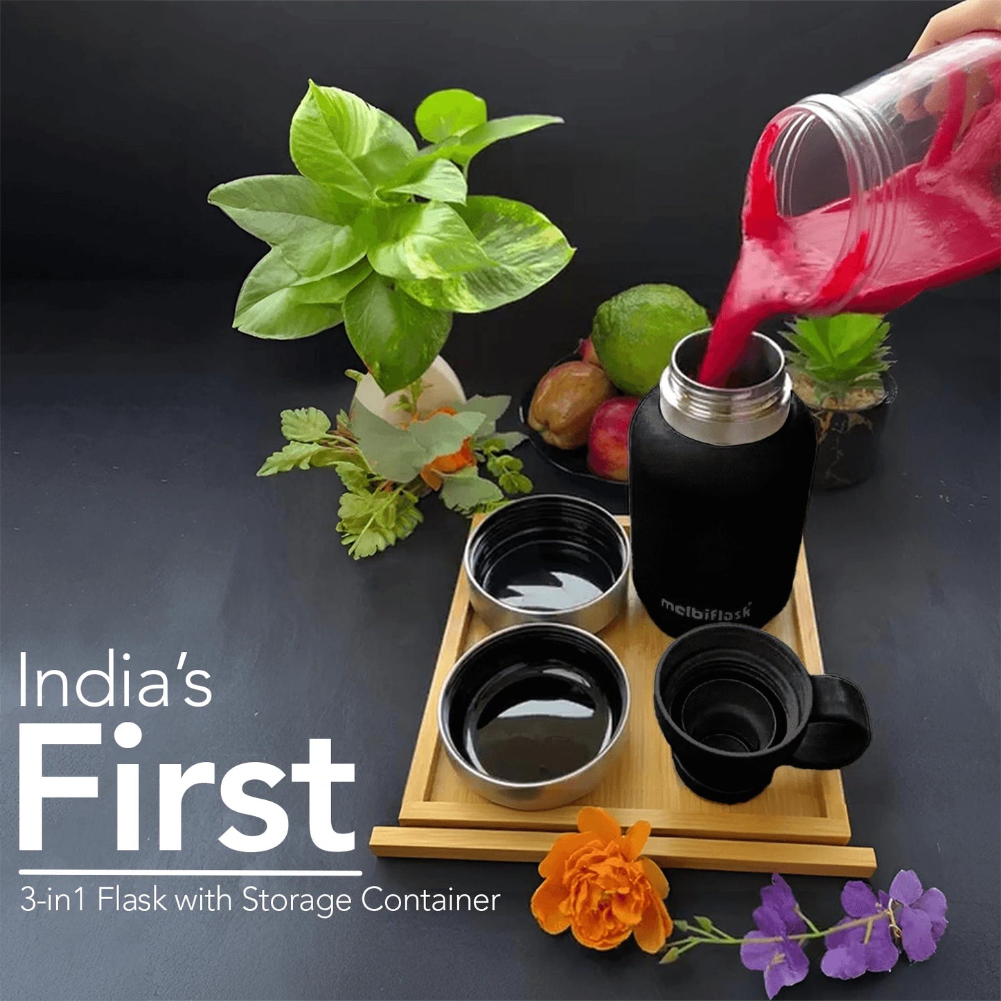 Melbiflask Mighty Black