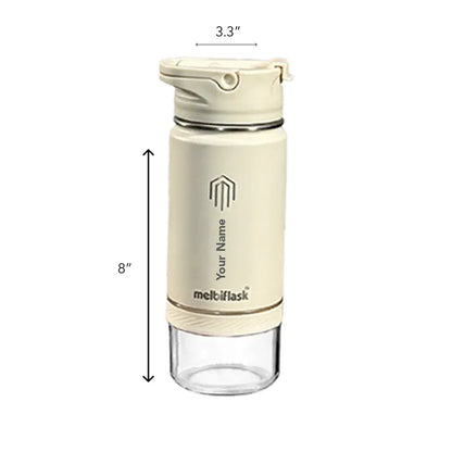 Melbiflask Mini White - Personalised